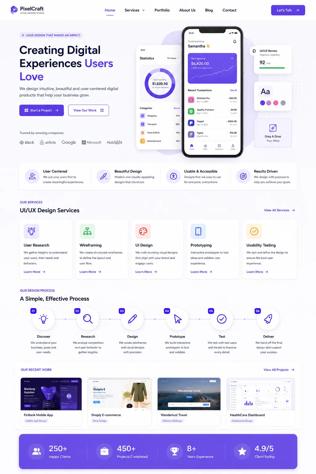 UI/UX Design Concept
